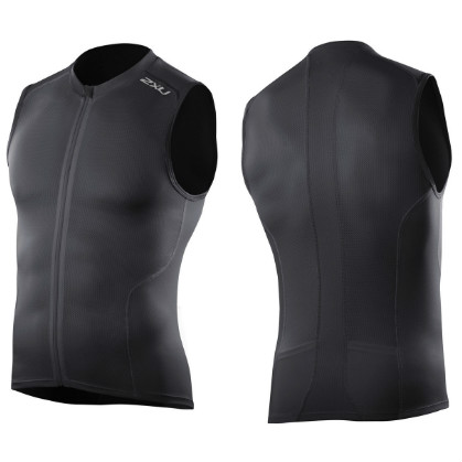 2XU multi-sport tri singlet heren 2014 MT2713a Black/Charcoal 2XUMT2713ABLCH
